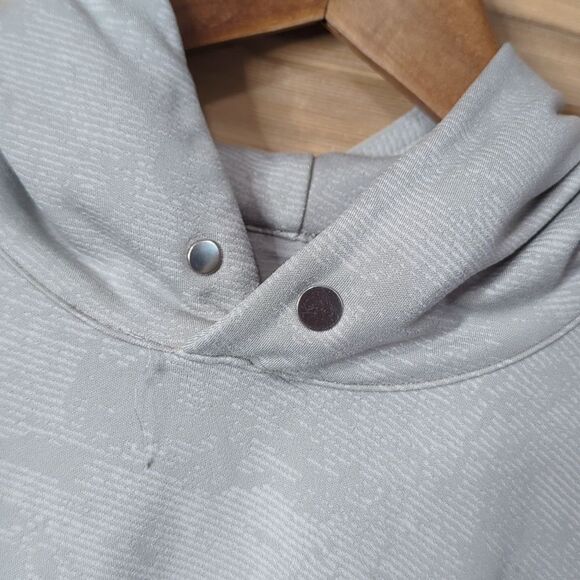 Lululemon Top Mens Small Gray Relaxed Fit Training Hoodie - Picture 3 of 11